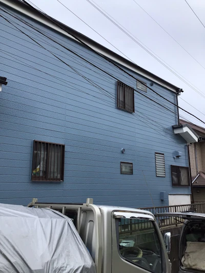 戸建ての外壁塗装工事（横浜市） 施工時の様子 2