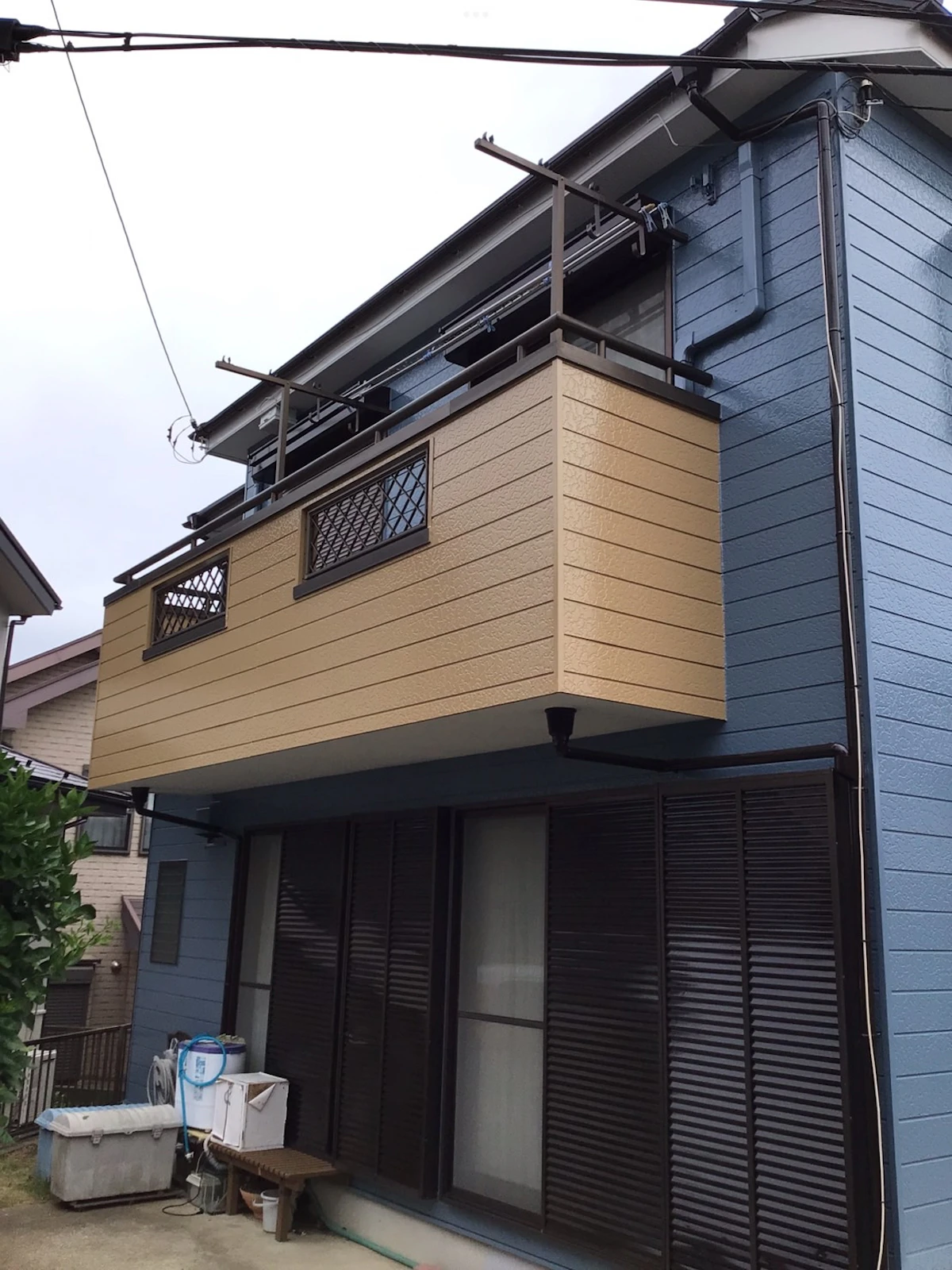 戸建ての外壁塗装工事（横浜市）の施工後