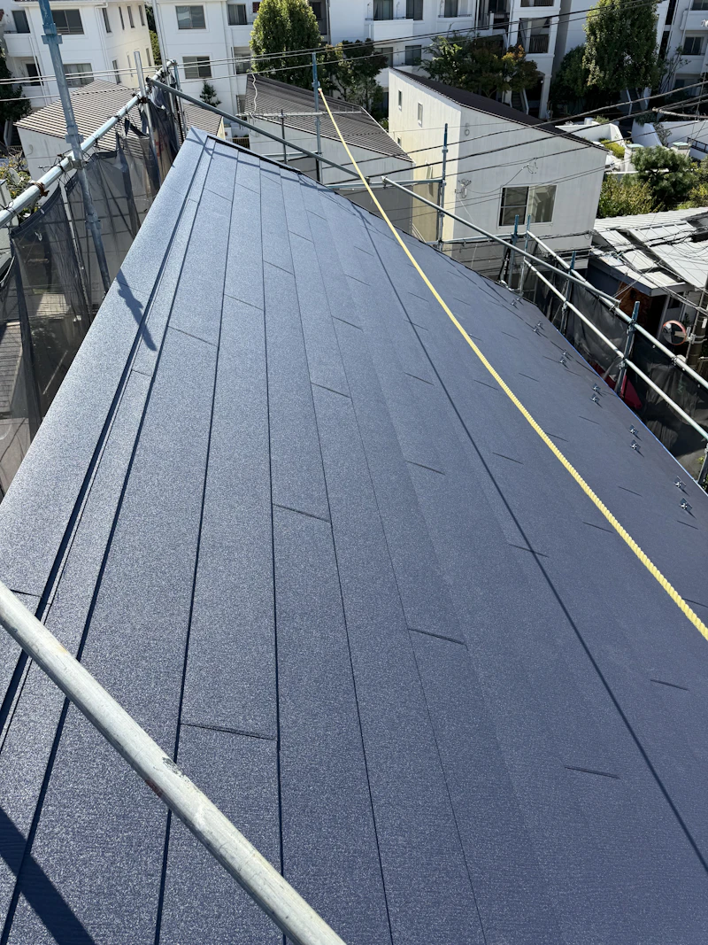 屋根カバー工法工事の施工後