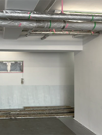 マンションの外壁塗装工事（茅ヶ崎市） 施工時の様子 2
