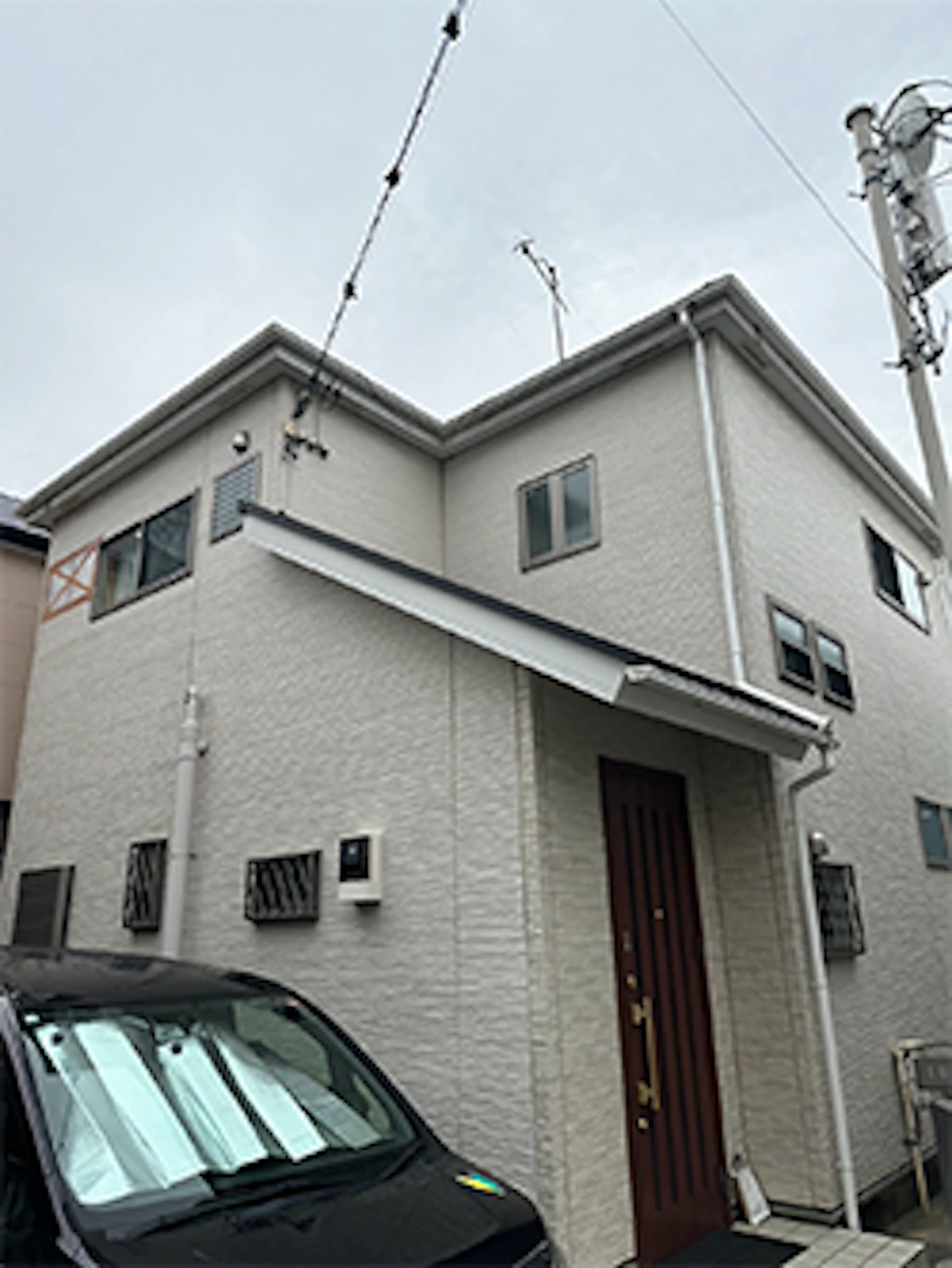 戸建ての外壁塗装工事（茅ヶ崎市）の施工前
