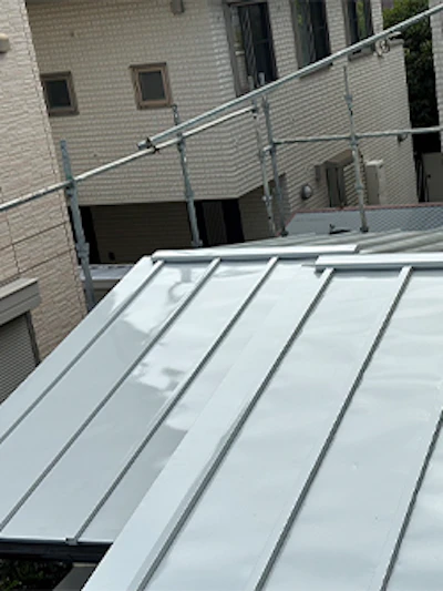 戸建ての屋根葺き替え（修繕）（寒川町） 施工時の様子 5