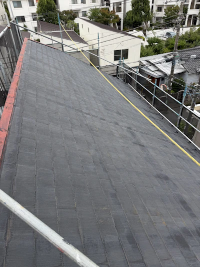 屋根カバー工法工事 施工時の様子 3