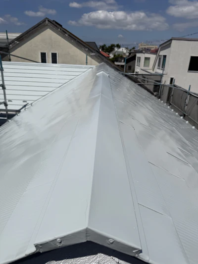 外壁、屋根塗装(茅ヶ崎市) 施工時の様子 10