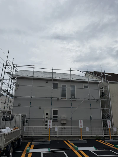 外壁、屋根塗装(茅ヶ崎市) 施工時の様子 16