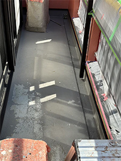 戸建ての外壁塗装・防水工事（茅ヶ崎市） 施工時の様子 1