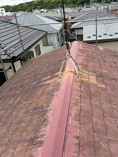 戸建ての外壁塗装・屋根塗装工事（茅ヶ崎市） 施工時の様子 2