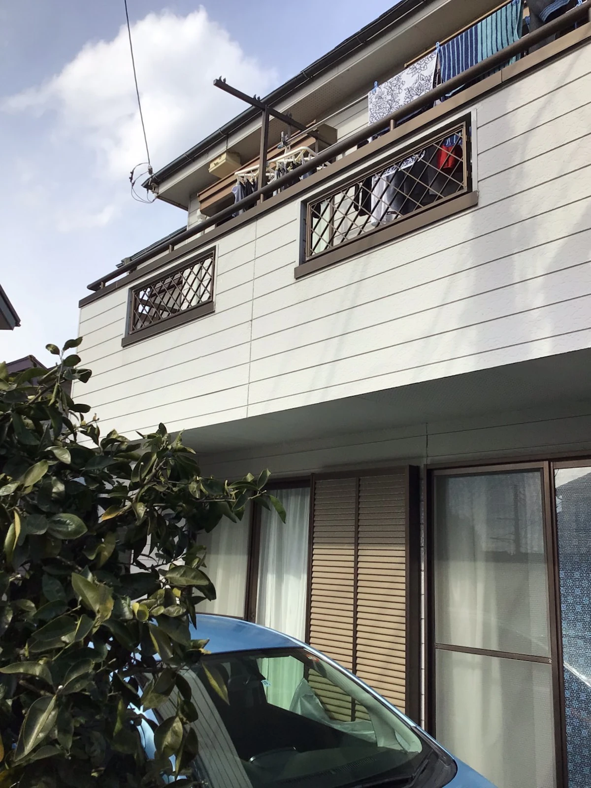 戸建ての外壁塗装工事（横浜市）の施工前