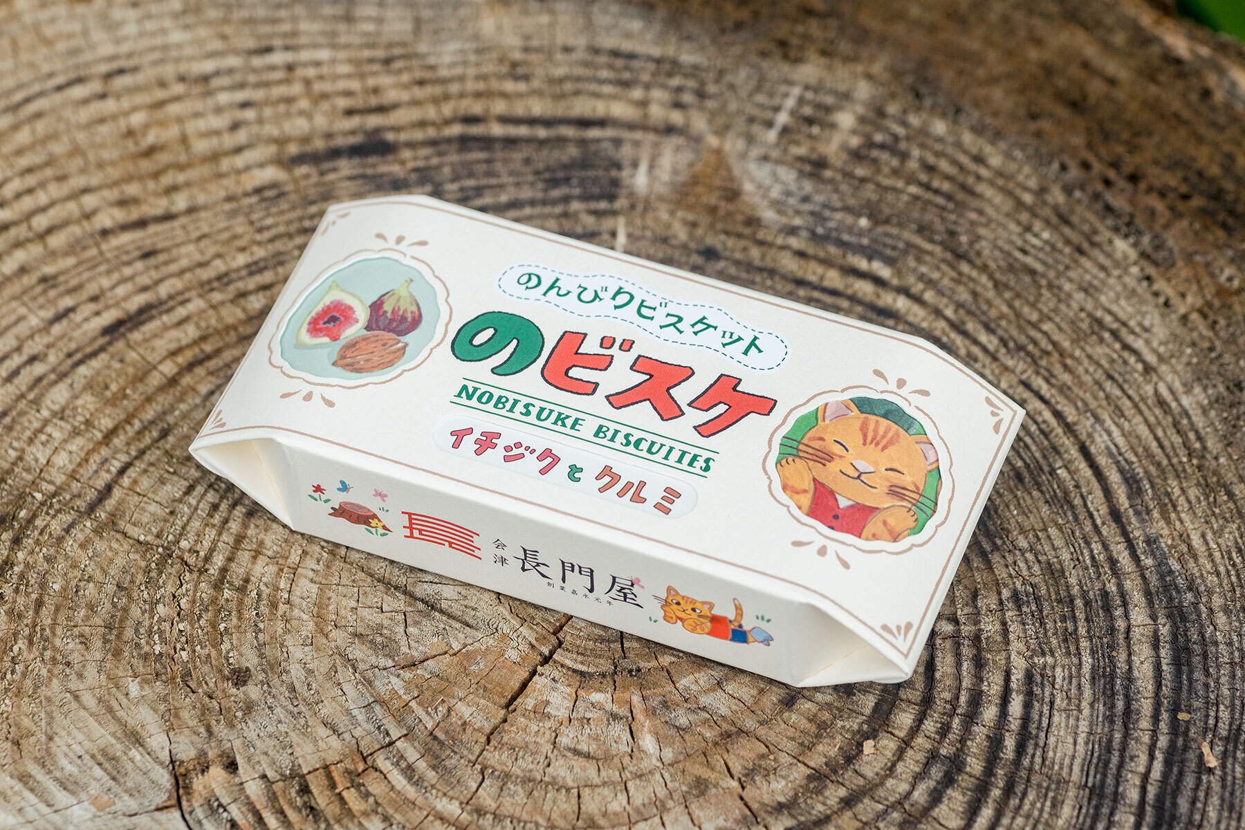 のんびりビスケット「のビスケ」パッケージ