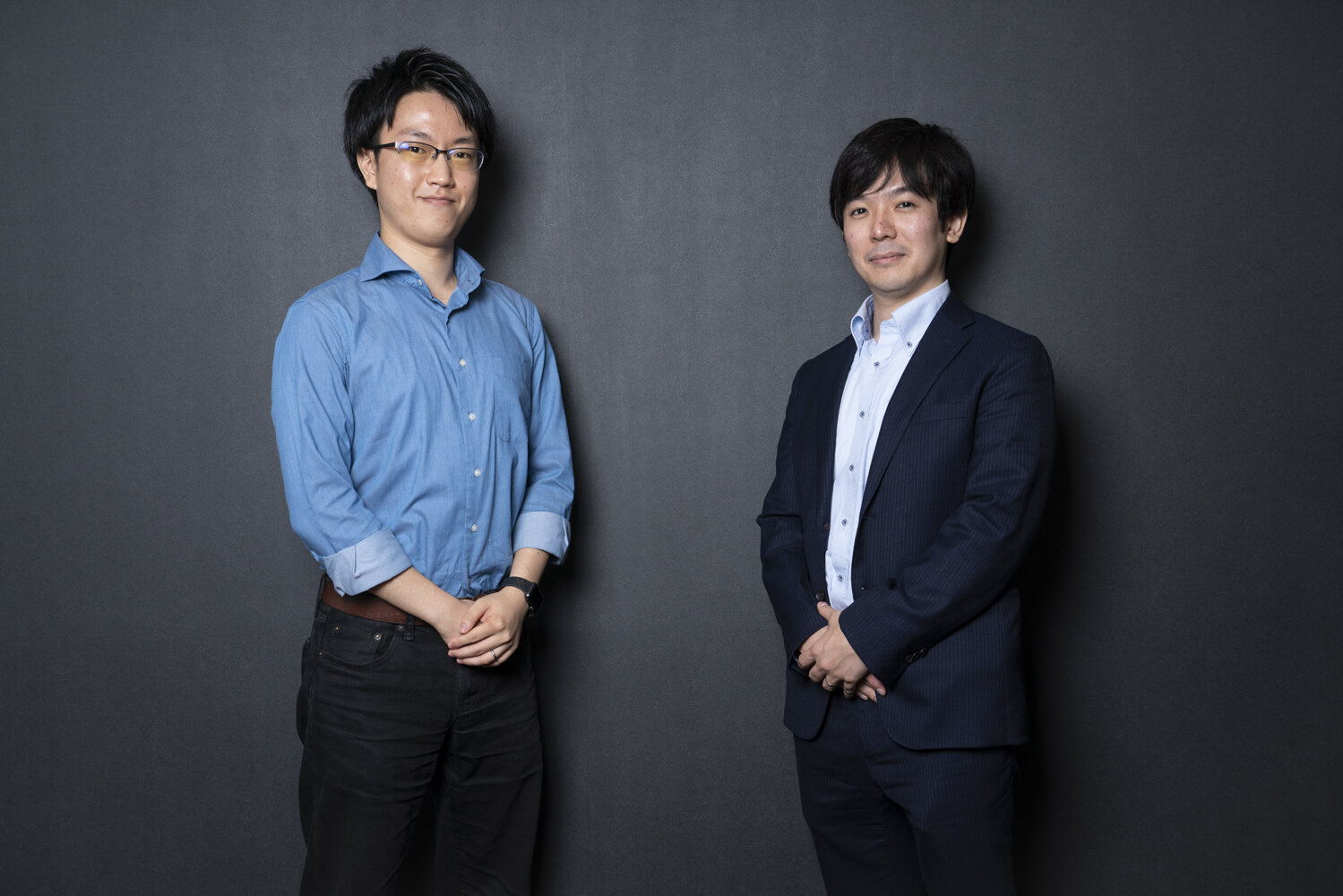 Mr. Ogawa and Kengo Miura, supervising JAFCO capitalist (left)