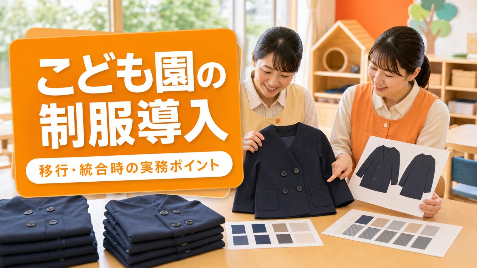 認定こども園の制服導入|移行・統合時の実務ポイント
