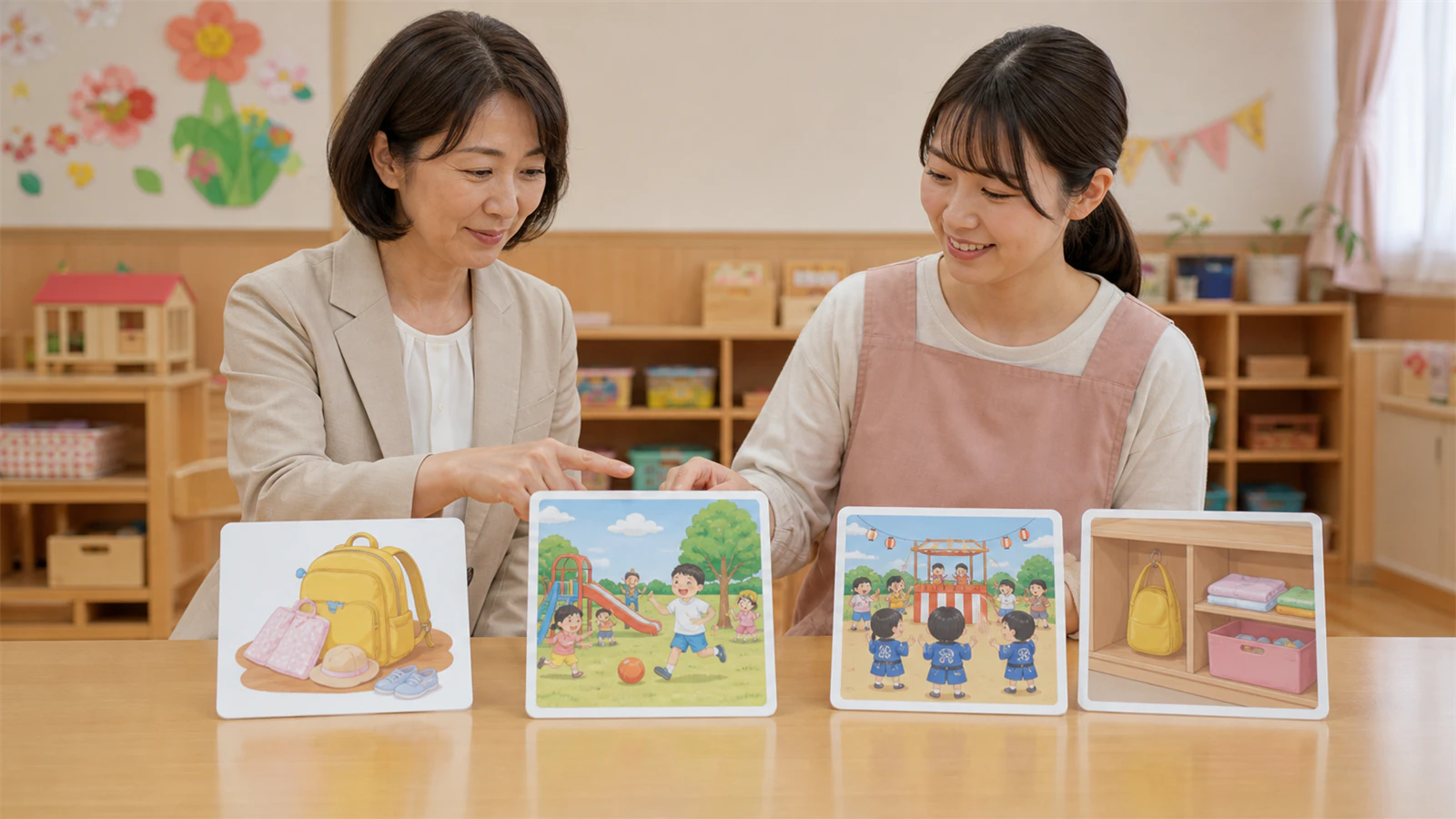 私服園が困っている園生活の場面を一つ選ぶ会議