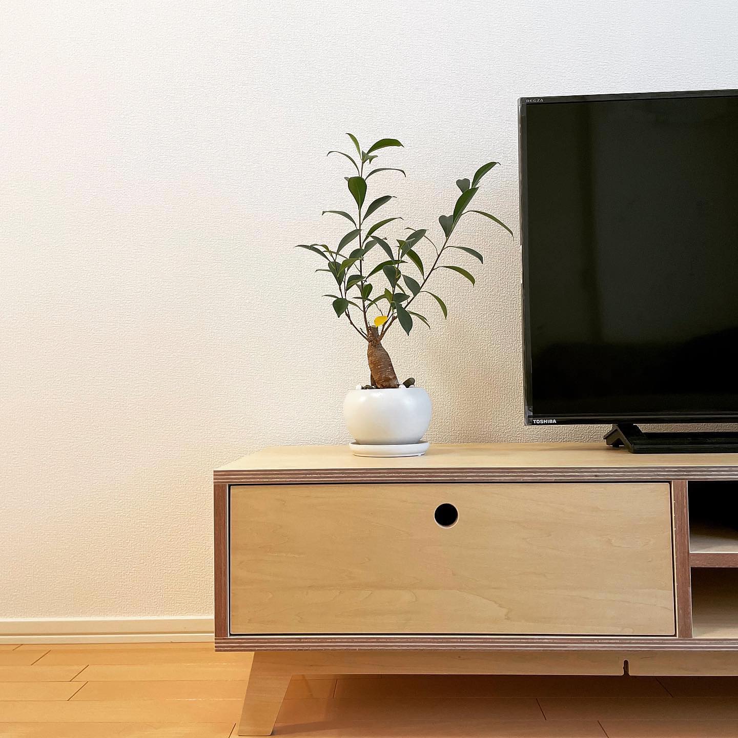 フラットなTVボードも一緒に納品してきましたの施工事例
