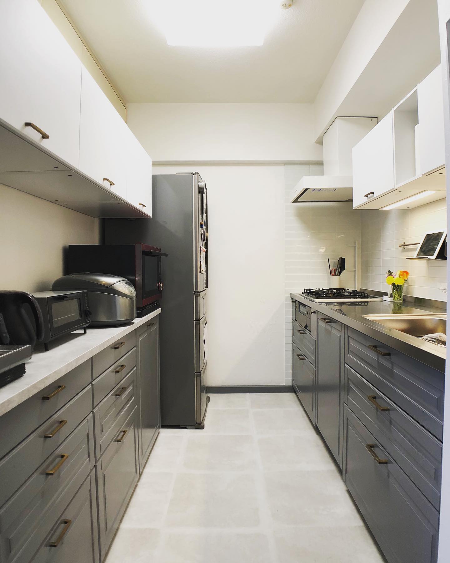 マンションのキッチンリフォームですの施工写真 2