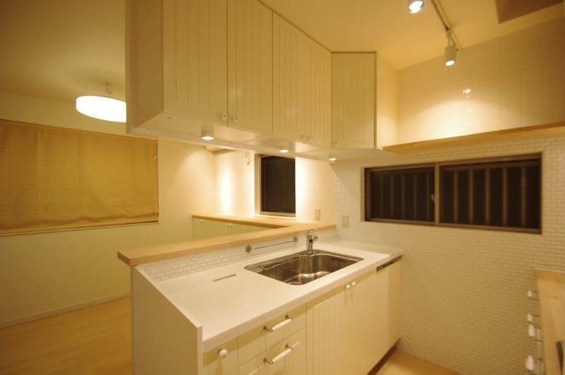IKEAでⅡ型キッチンの施工事例