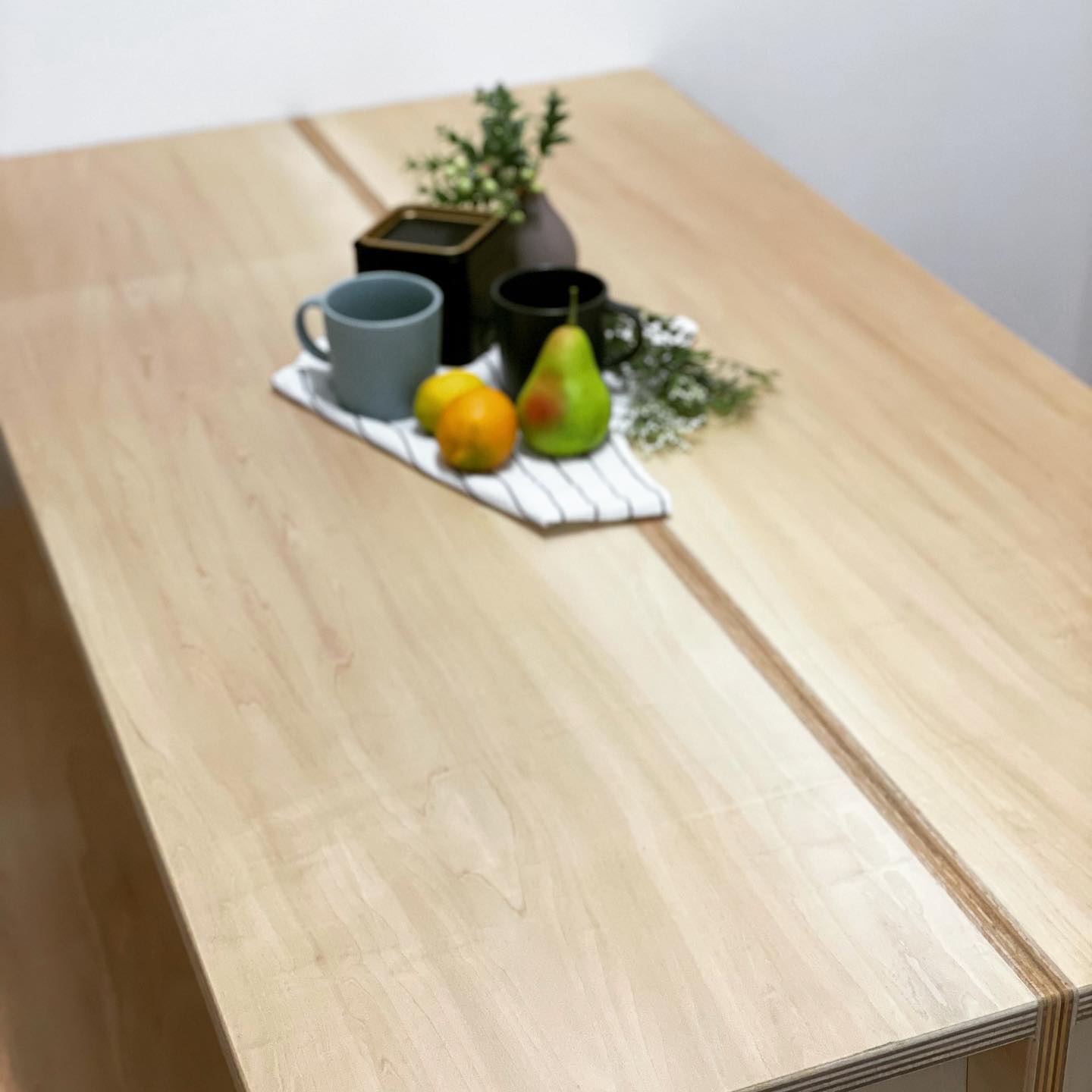 まあるいベンチとの施工写真 2
