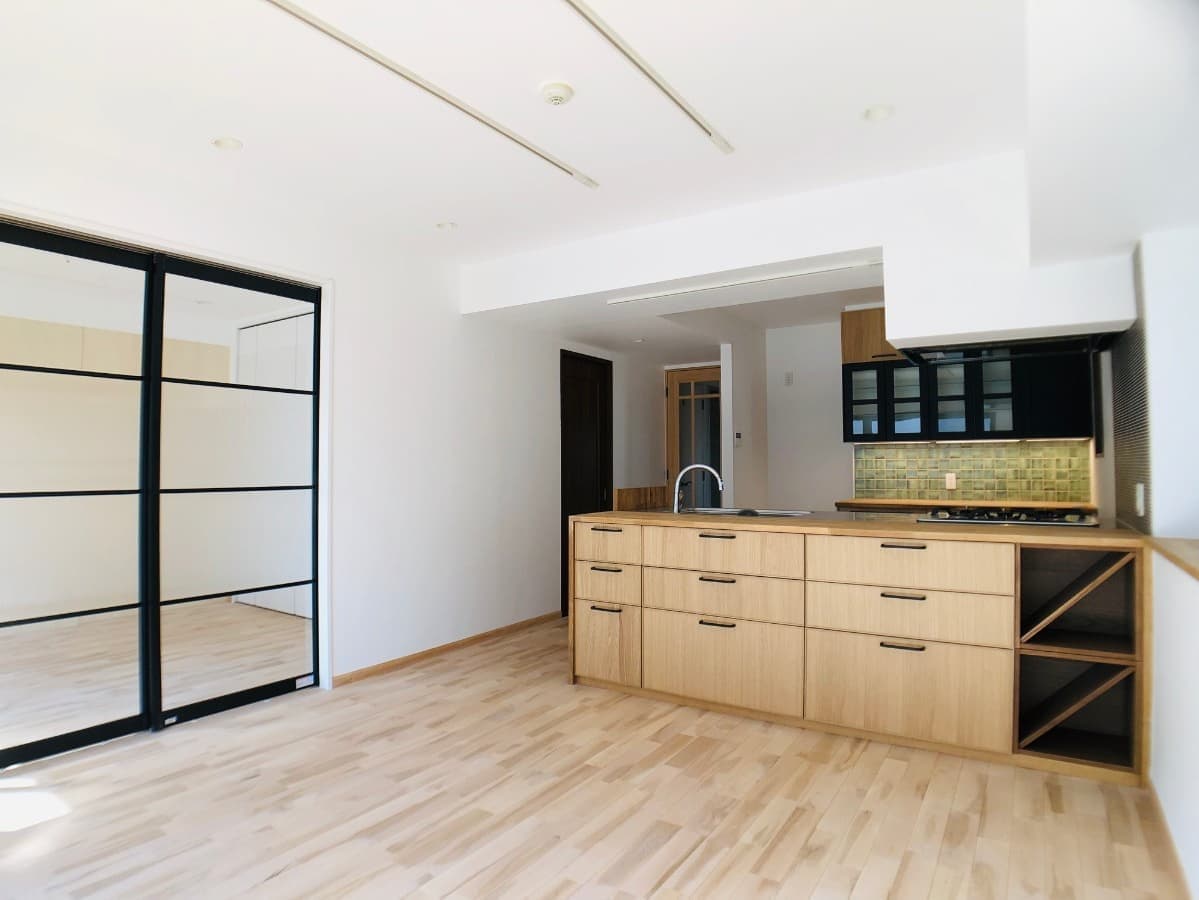 支給品とIKEAで作る進化系未完成リノベ｜別角度から見た完成空間