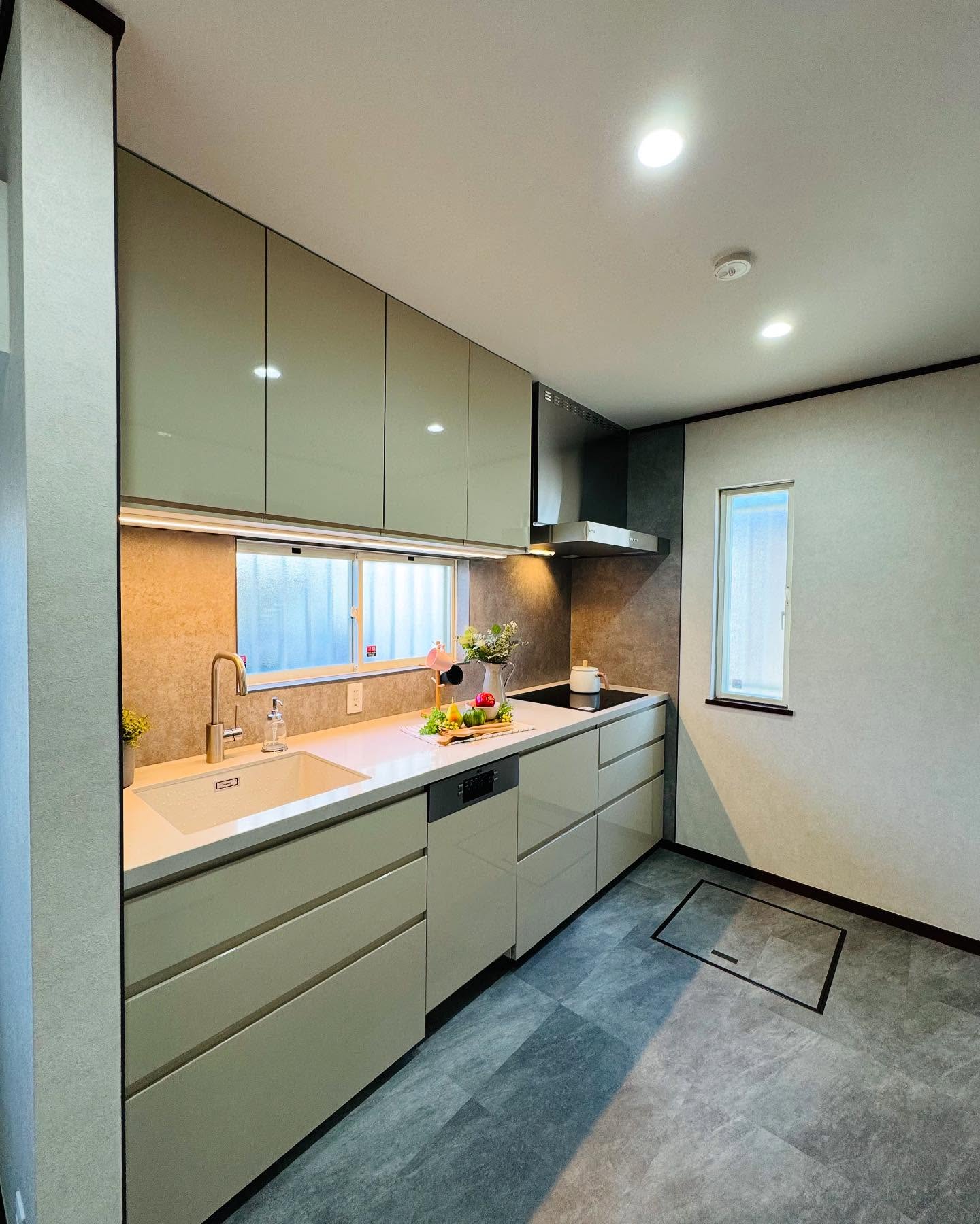 IKEAキッチンmetodで一戸建てのキッチンリフォームの施工写真 2