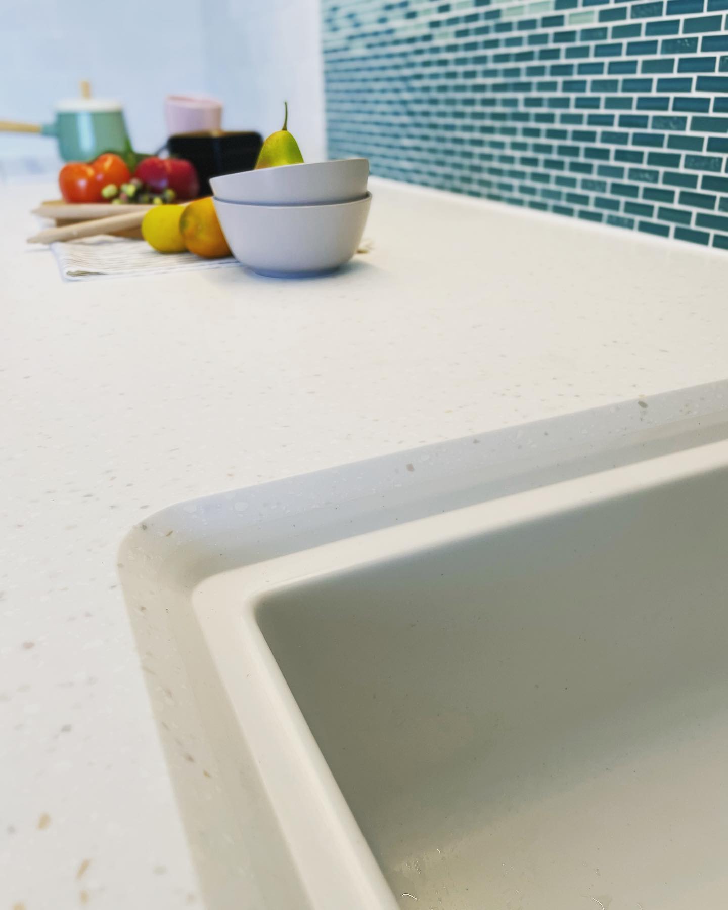 IKEAのキッチンのオリジナルのワークトップをお取り付けの施工事例
