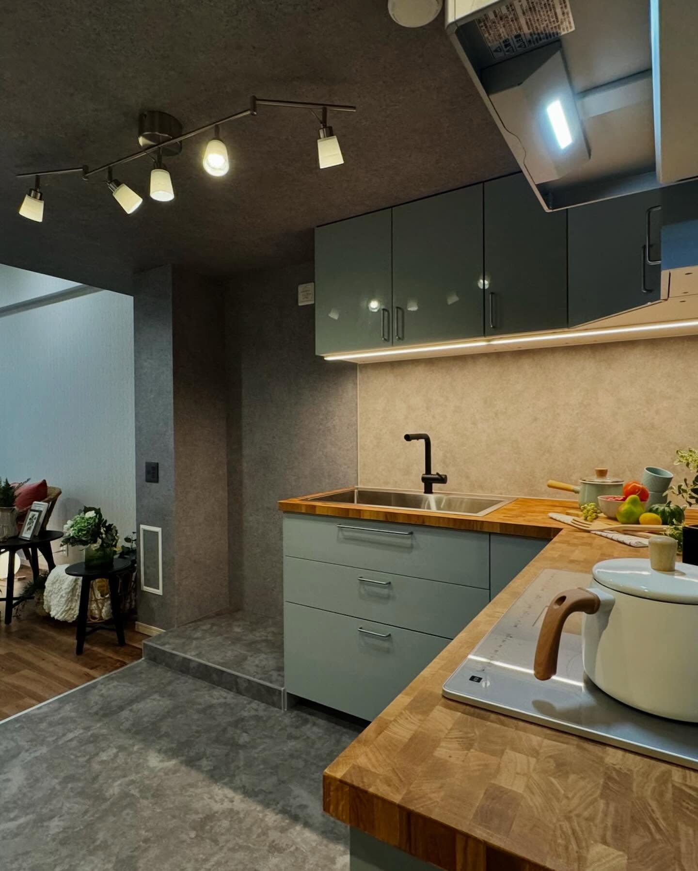 IKEAキッチンでリフォームの施工写真 3