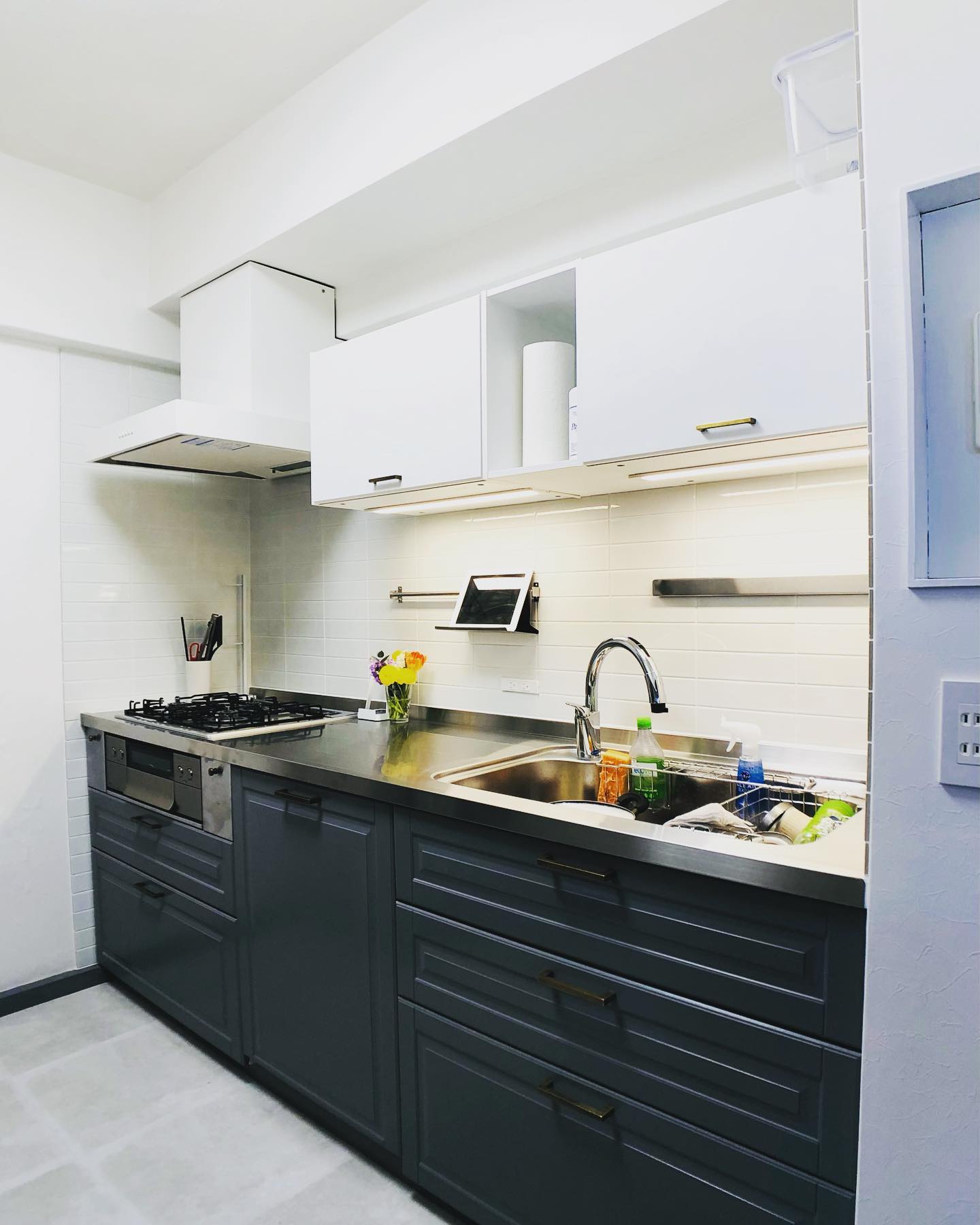 マンションのキッチンリフォームですの施工事例
