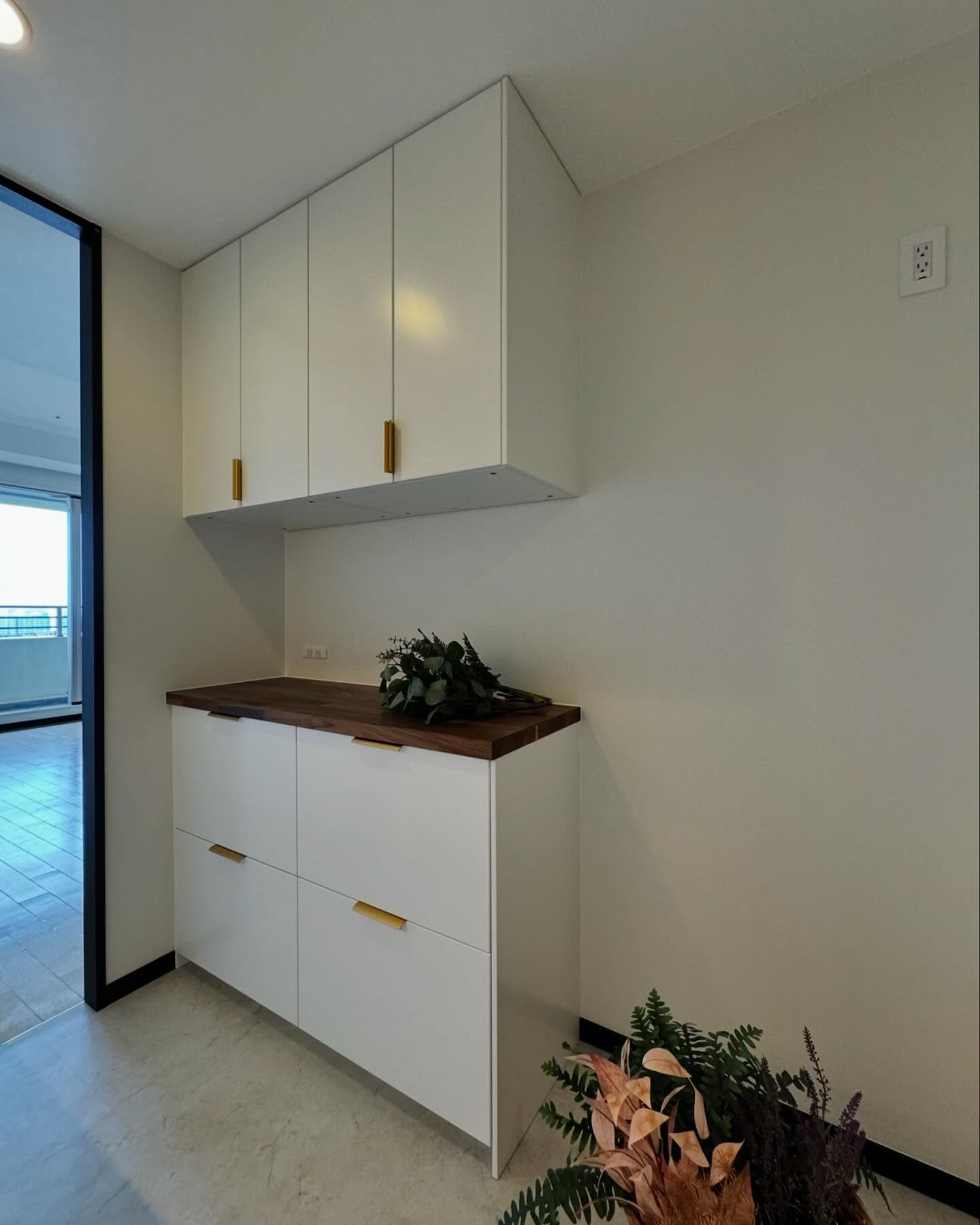 IKEAキッチンでマンションリフォームの施工写真 6
