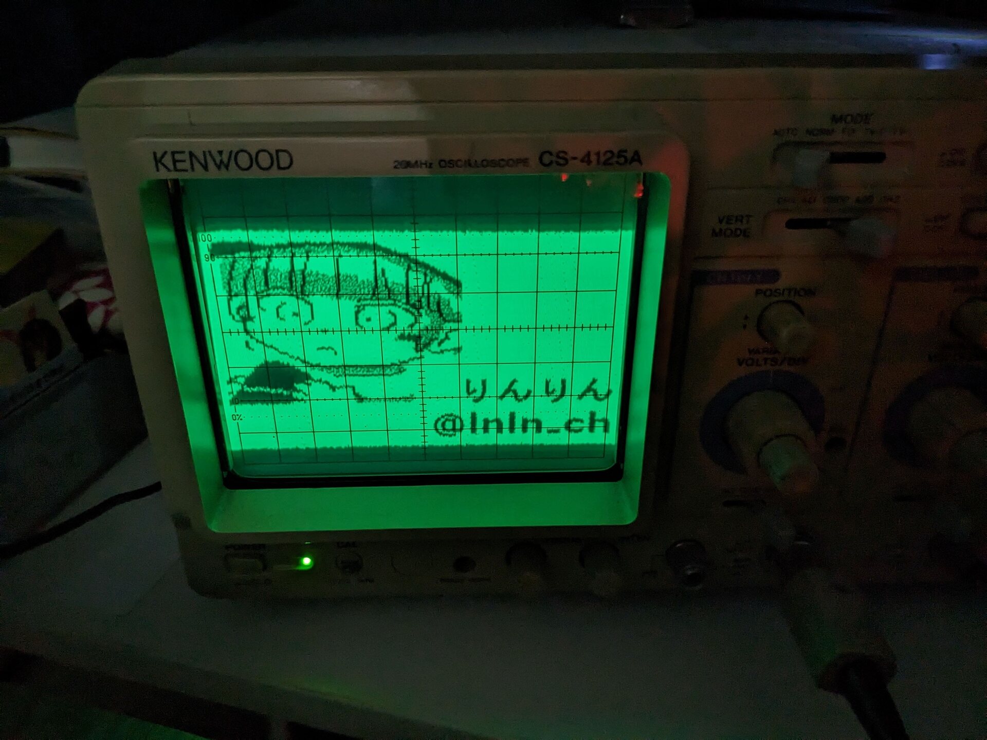 オシロスコープお絵描き