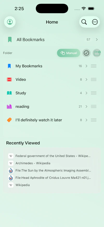 LinkOrganizer Bookmark
organization app