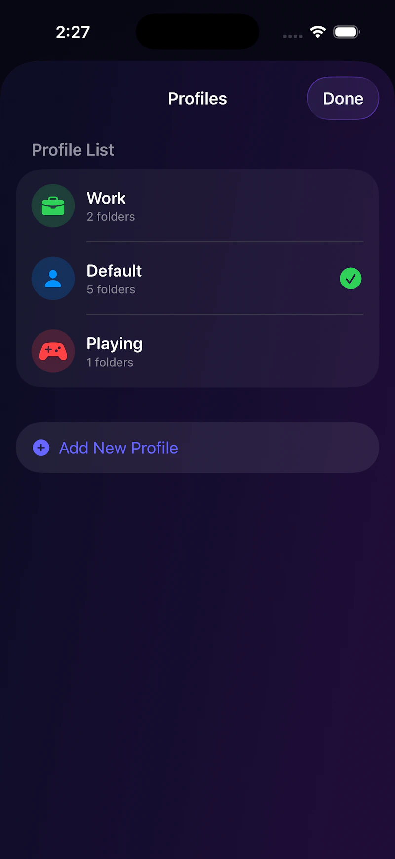 Privacy First. Perfectly switch between work and life.