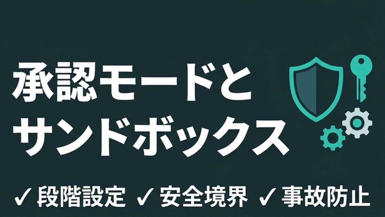 Codexの承認モードとサンドボックス｜安全運用 | Codex for Business