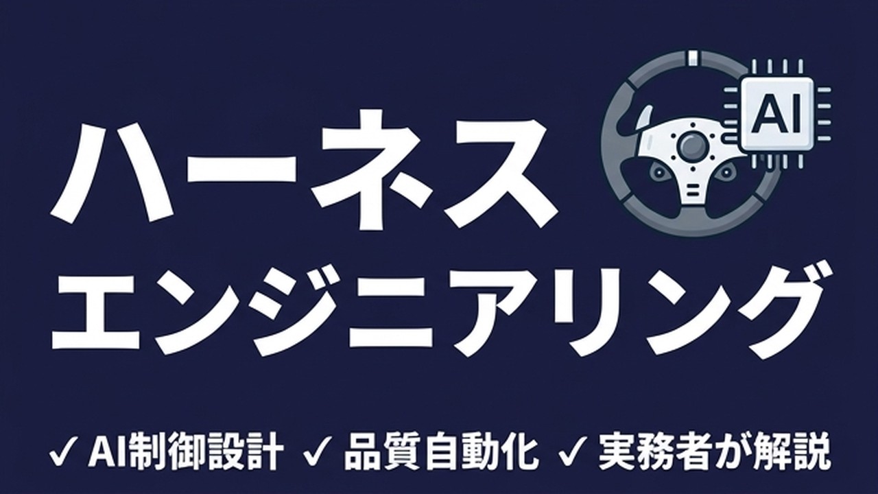 ハーネスエンジニアリングとは？AIの性能を引き出す制御設計