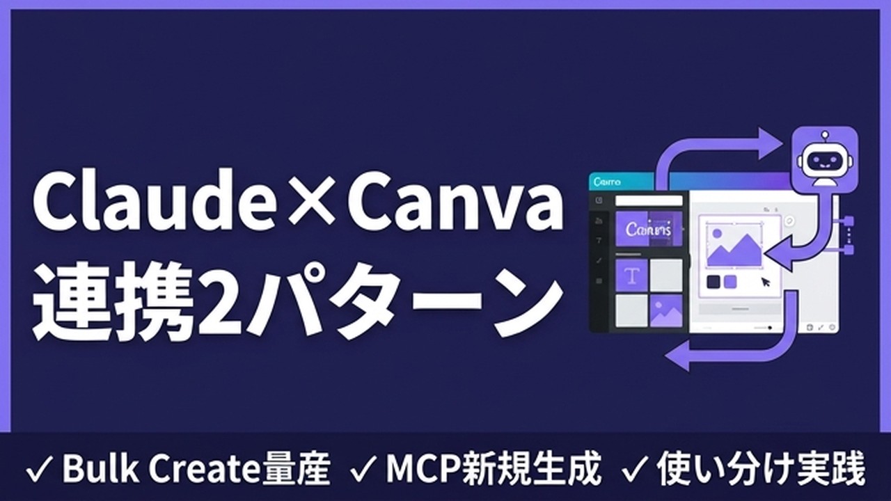Claude×Canvaで投稿作成を効率化｜2つの連携と使い分け