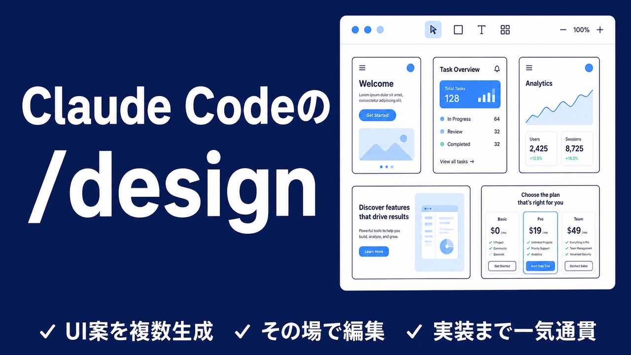 Claude Codeの/designとは？artboardでUIを作る使い方【research preview】