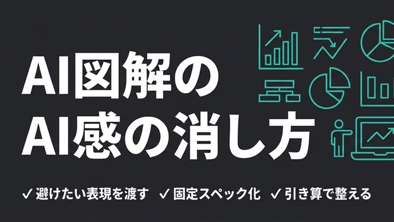 AIで作る図解のAI感を消す方法｜プロンプト設計