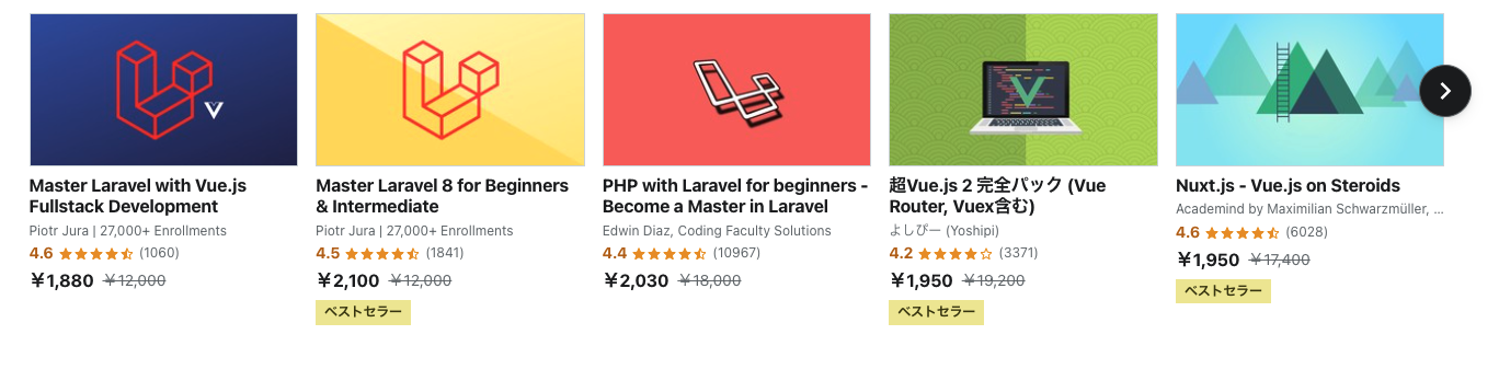 Udemyのセール期間