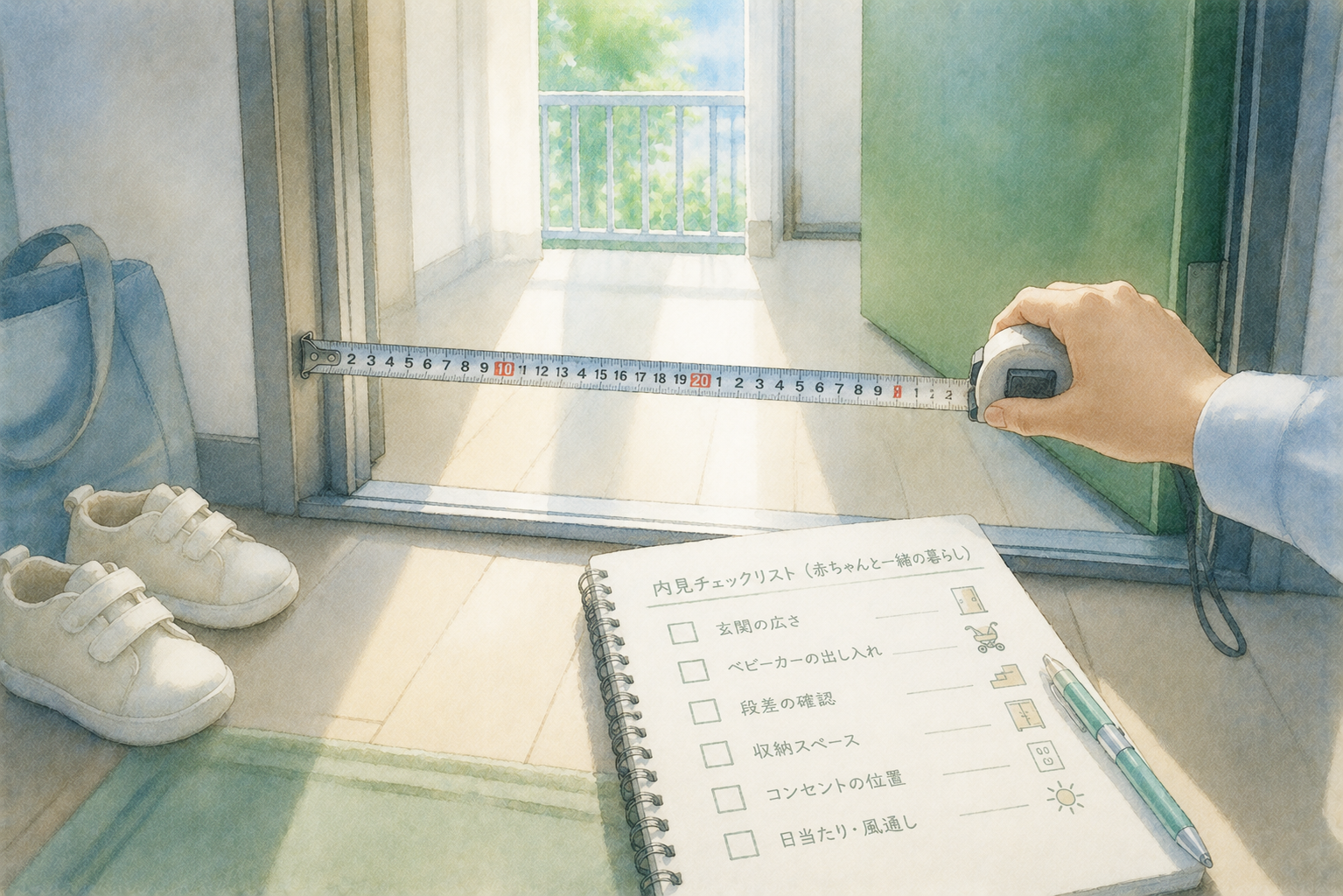 赤ちゃん連れの内見チェック｜後悔しない鍵は『内見前』にあった