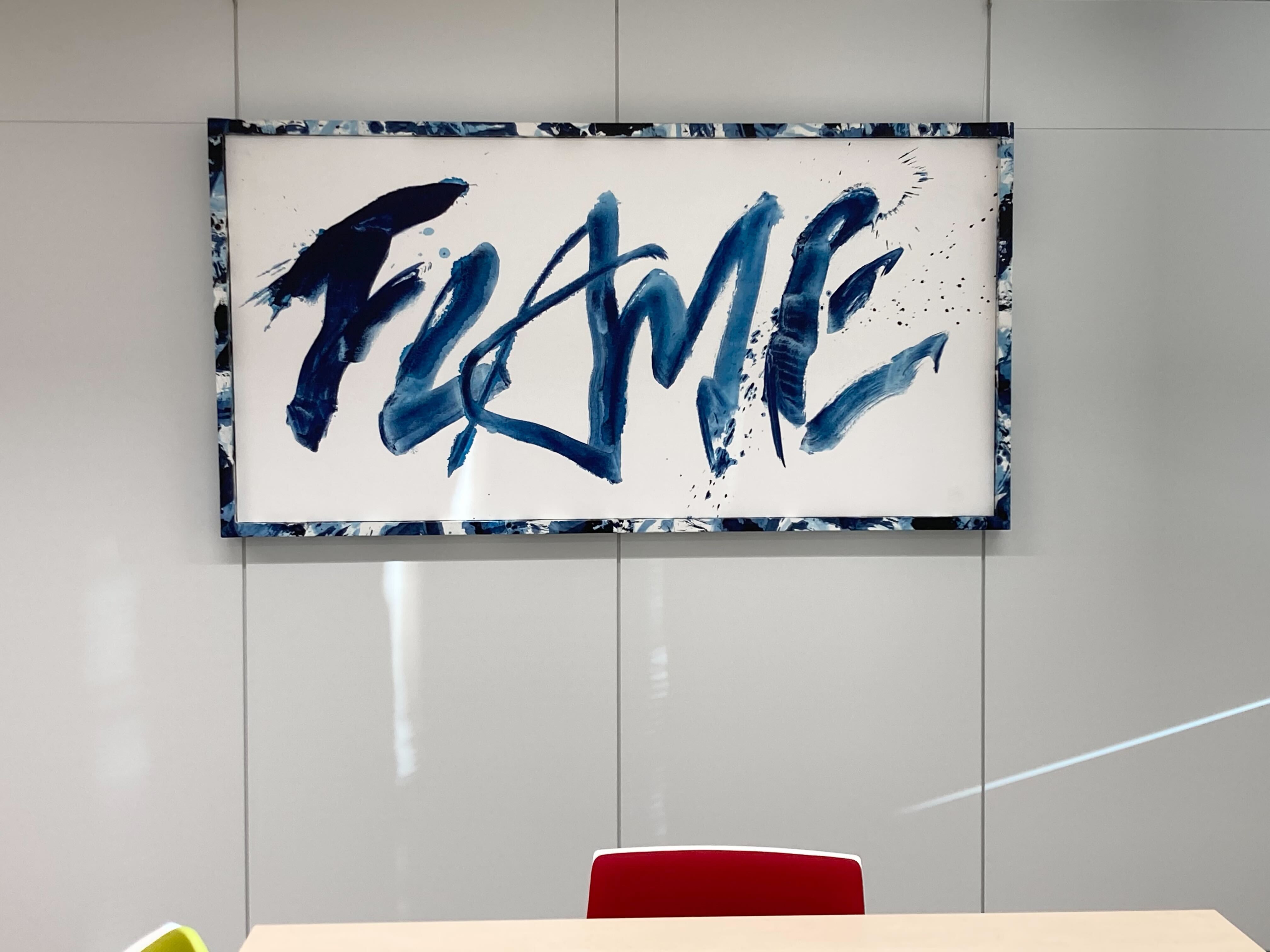 山口芳水先生の作品を佐賀スタジオに飾っています 株式会社フレイム