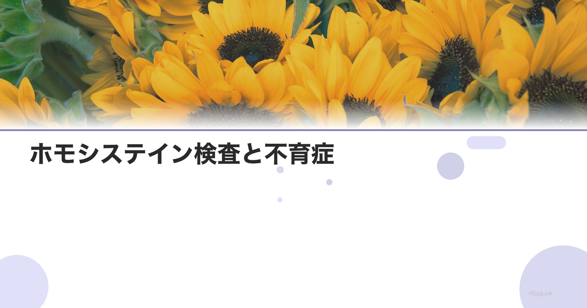 ホモシステイン検査と不育症|葉酸代謝との関連