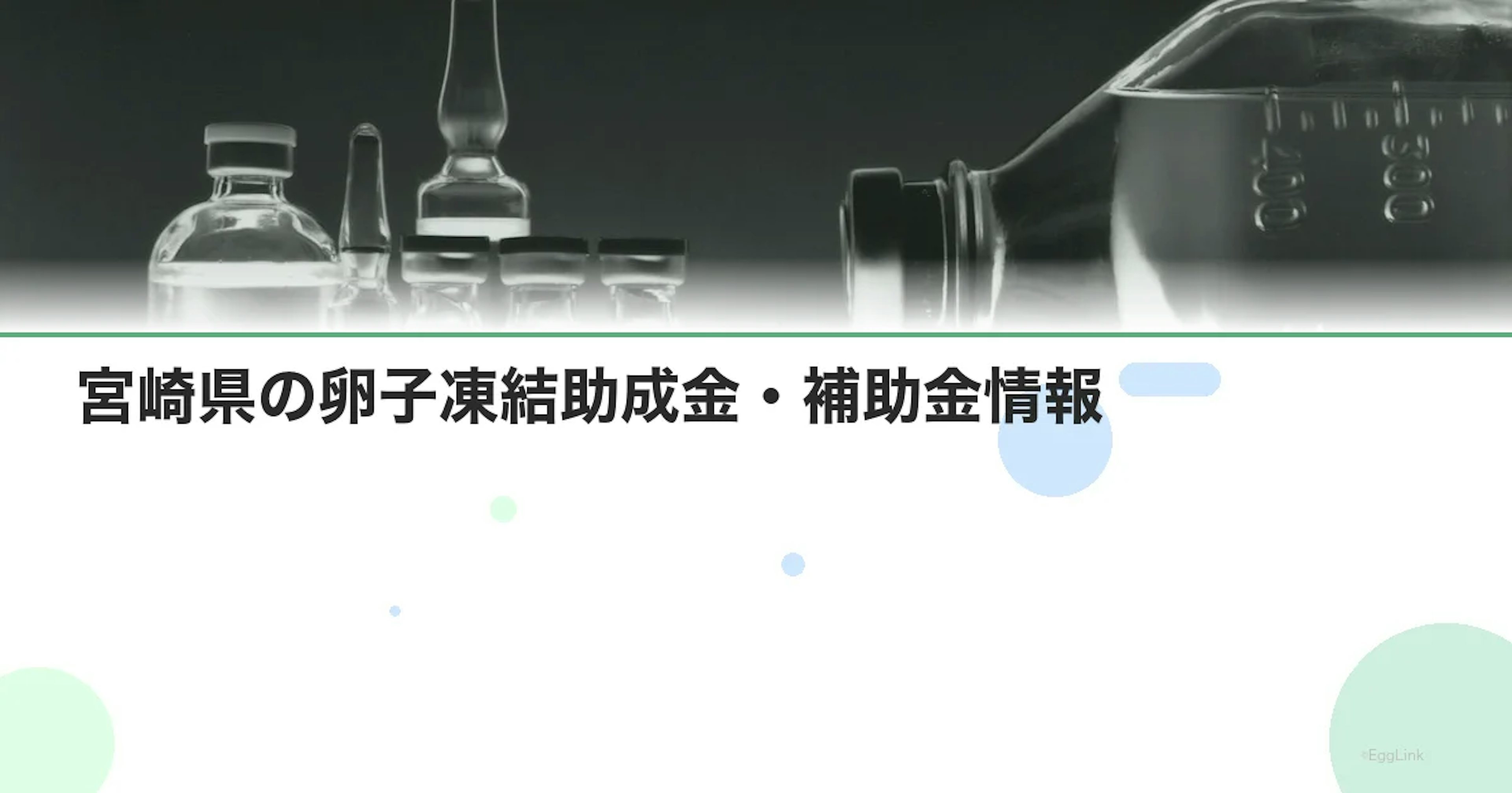 【2026年最新】宮崎県の卵子凍結助成金・補助金情報|国の制度と費用を徹底解説