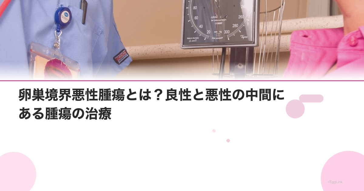 卵巣境界悪性腫瘍とは?良性と悪性の中間にある腫瘍の治療