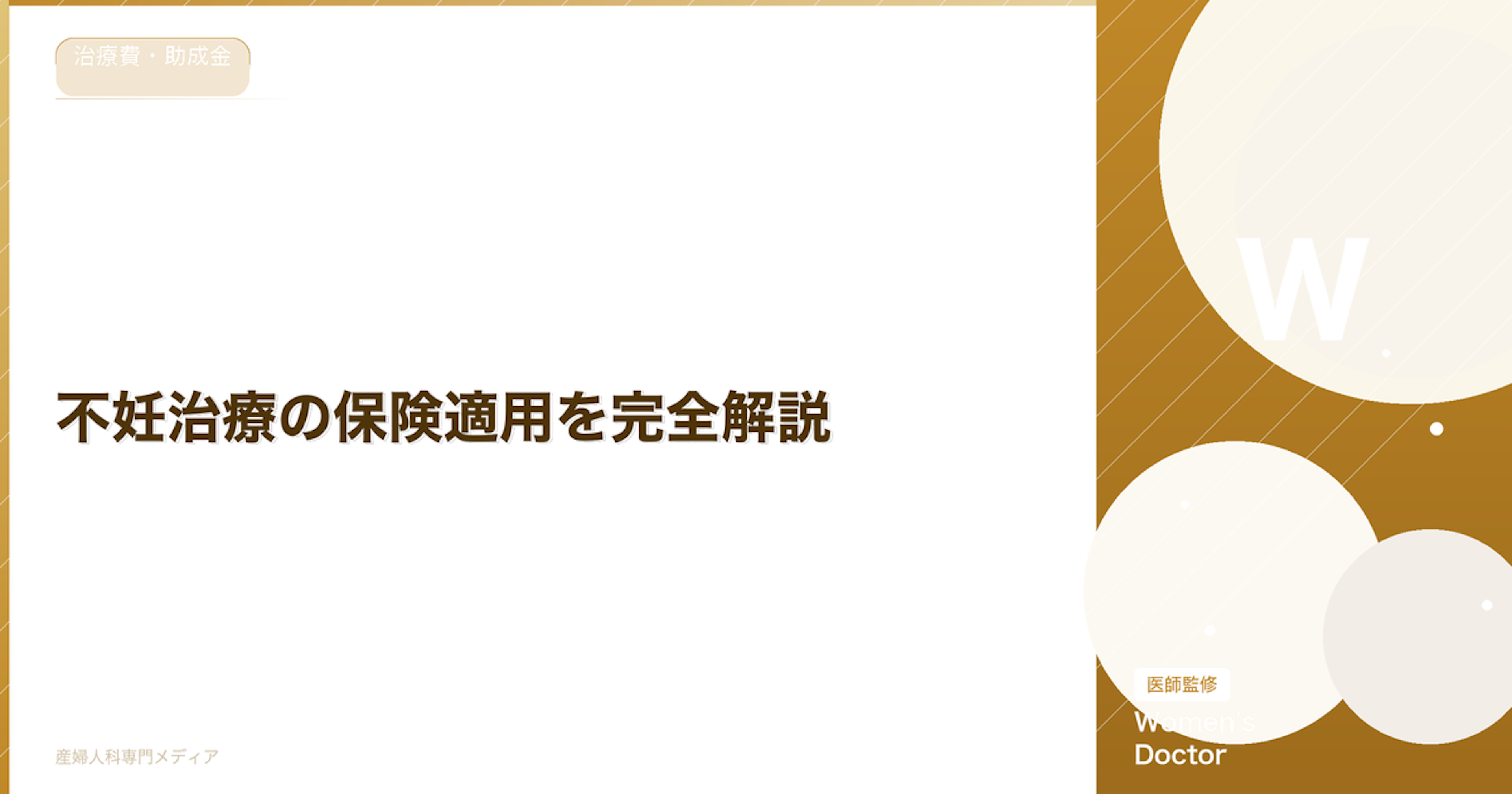 不妊治療の保険適用を完全解説｜対象治療・条件・回数制限【2026年最新】