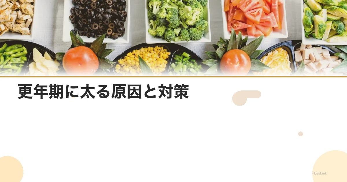 更年期に太る原因と対策|ホルモン変化に負けない体づくり