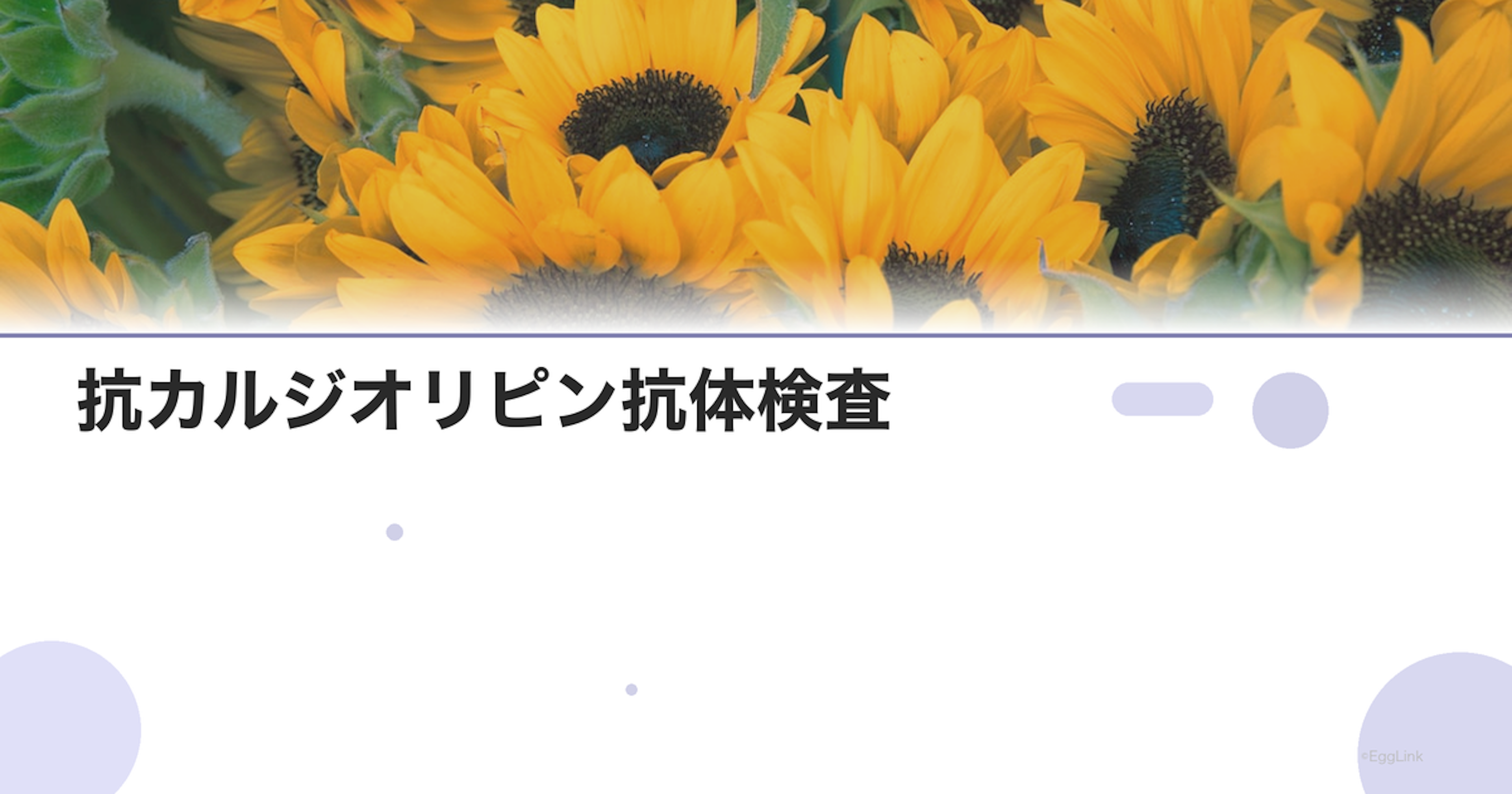 抗カルジオリピン抗体検査｜不育症の免疫検査