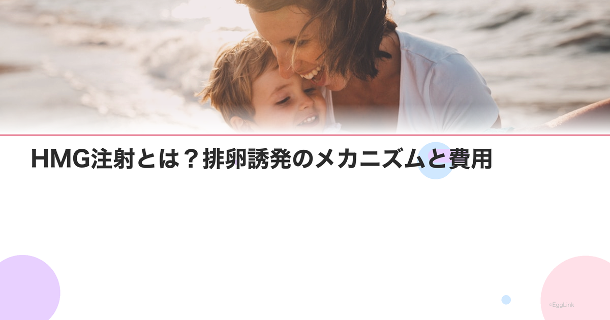 HMG注射とは?排卵誘発のメカニズムと費用