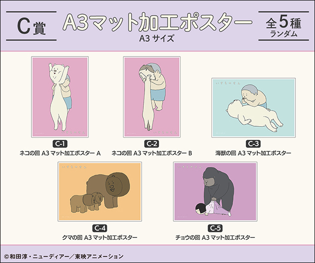 さよならを教えて オンラインくじ C賞 A3マット加工ポスター C-8