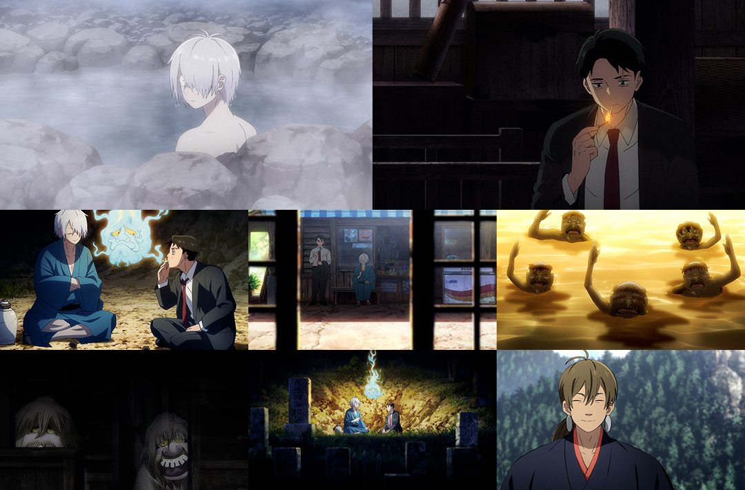 新場面写 公開]鬼太郎の父・かつての目玉おやじは、やっぱり「お風呂