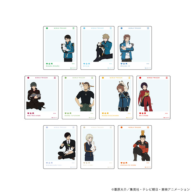 ☆1点限り☆ ワールドトリガー 30 猫Ver.第4弾 描 個入りBOX 358 アクリルカード(描き下ろし猫ver.第4弾)(ブラインド) | ワールド
