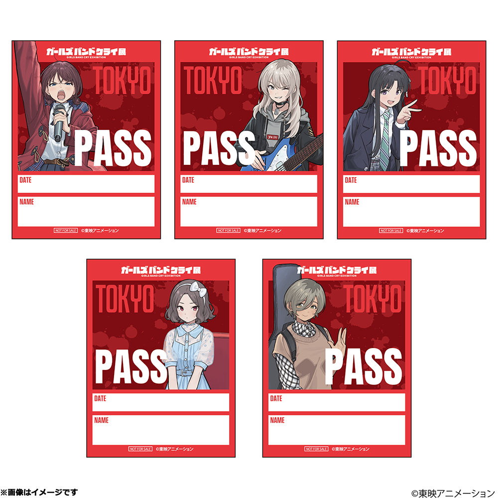 ガールズバンドクライ　入場者特典　ブロマイド ガールズバンドクライ 入場者特典 ブロマイド（1st ONE-MAN LIVE