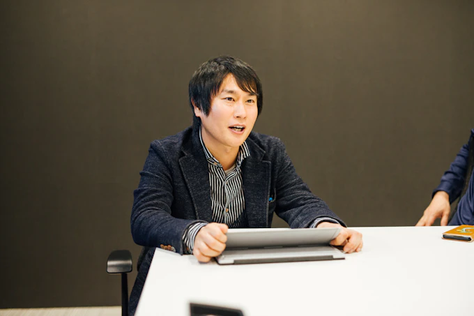 大久保昭平さん・蕪木優典さん・黄泰成さんへの取材の写真