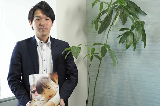 樽見伸二さんへの取材の写真